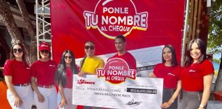 Expelotero se gana RD$ 30 millones en premio de Loteria