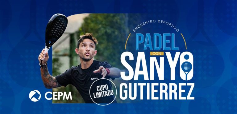 Sanyo Gutiérrez, ícono mundial del pádel, se une a Evergo y CEPM para un evento exclusivo en República Dominicana