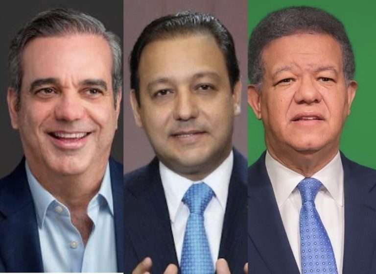 Gastos de campaña declarados por Abinader, Abel y Leonel supera los 1,480 millones de pesos
