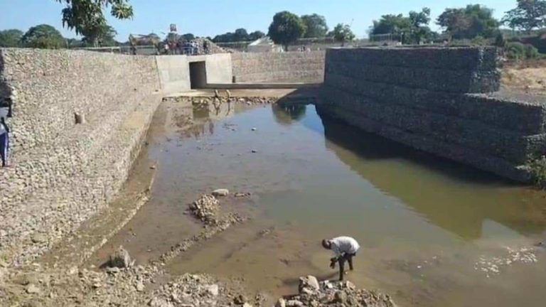 Canal haitiano en río Masacre se queda sin agua