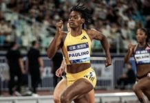 Marileidy Paulino gana en Doha y rompe récord del meeting en la Liga Diamante