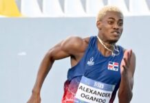 Velocista Alexander Ogando denuncia no le permiten entrenar en pistas del Estadio Félix Sánchez