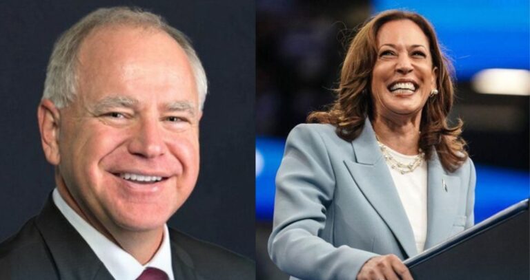 Kamala Harris elige a Tim Walz como su candidato vicepresidencial