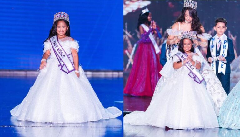 Dominicana Raymar Lora es coronada como Baby World 2024