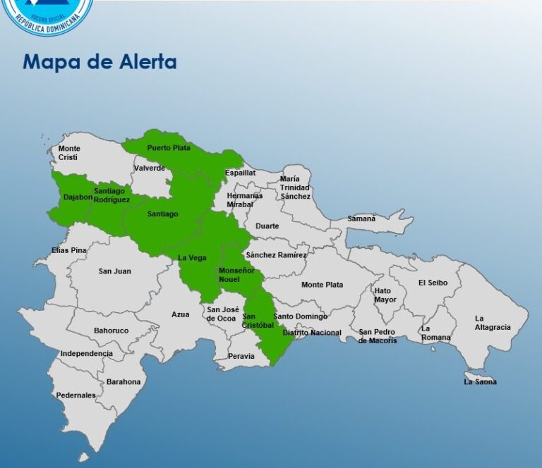 COE amplía alerta verde para siete provincias por lluvias y riesgo de inundaciones
