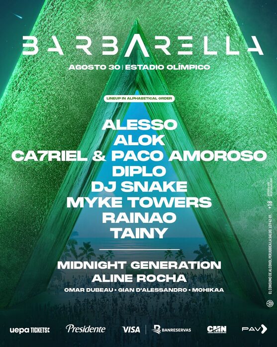Barbarella 2025 tomará el Estadio Olímpico con una cartelera del otro mundo