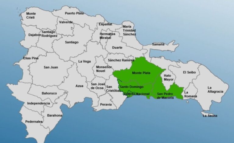 COE declara alerta verde para el Gran Santo Domingo y otras tres provincias por paso de onda tropical