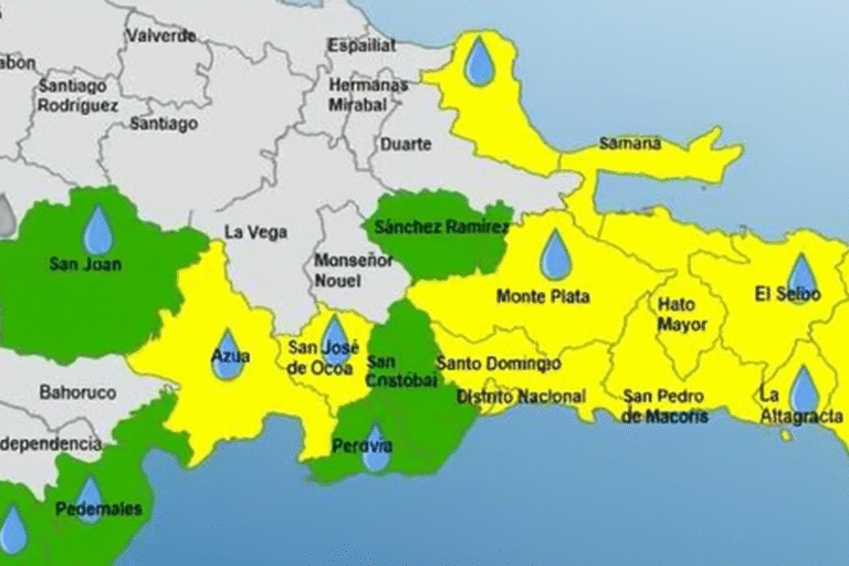 COE aumenta la alerta en 18 provincias por onda tropical y vaguada