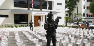 DNCD intercepta lancha con más de 1,500 paquetes de cocaína tras alerta del Comando Sur cerca de Punta Salinas