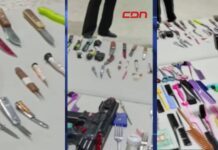 Incautan armas blancas y vapers en politécnico recién inaugurado en Navarrete