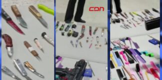 Incautan armas blancas y vapers en politécnico recién inaugurado en Navarrete
