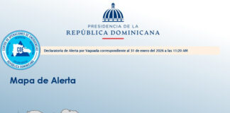 COE coloca cinco provincias del Este en alerta verde por vaguada