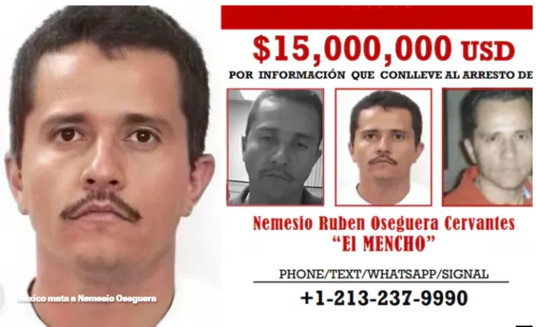 La muerte de “El Mencho” desata ola de violencia en México: 25 guardias nacionales y 30 presuntos delincuentes muertos