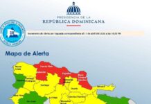COE eleva a cuatro las provincias en alerta roja por lluvias; mantiene varias en riesgo por inundaciones