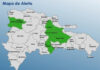 Seis provincias en alerta verde por vaguada; COE advierte sobre aguaceros, tronadas y ráfagas de viento