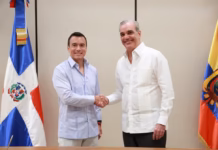 Daniel Noboa llega a RD para reunión con el presidente Abinader centrada en acuerdo comercial