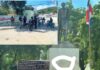 Policía activa operativo tras robo de tarja en busto de Juan Pablo Duarte en Barahona