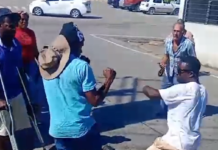 Insólita pelea en Higüey: dos hombres con discapacidades protagonizan incidente frente a la Basílica Nuestra Señora de la Altagracia