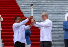 Presidente Abinader da inicio a la ruta de la antorcha rumbo a los Juegos Centroamericanos y del Caribe 2026