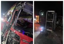 Accidente fatal entre camión recolector de basura y autobús deja un muerto en Verón Punta Cana