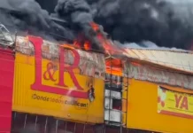Incendio destruye tienda L&R Comercial en Los Frailes; la empresa suma dos establecimientos consumidos por el fuego en 60 días