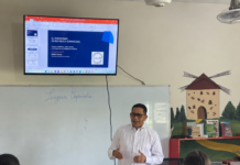 Colegio Dominico Cambridge de Bávaro realiza charla a estudiantes impartida por Robert Linarez sobre periodismo, redes sociales y la IA