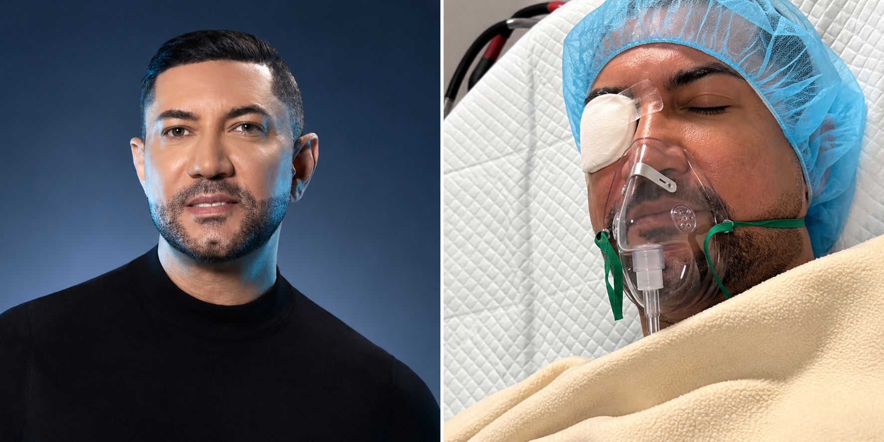 Marcos Yaroide es operado de emergencia tras sufrir desprendimiento de retina en su ojo derecho