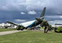 Avión de carga de Amazon se accidenta en Miami y deja al menos cinco muertos
