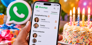 WhatsApp te avisará cuando uno de tus contactos esté de cumpleaños