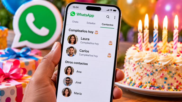 WhatsApp te avisará cuando uno de tus contactos esté de cumpleaños