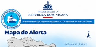 COE coloca seis provincias en alerta verde por vaguada; prevén aguaceros fuertes y tormentas eléctricas
