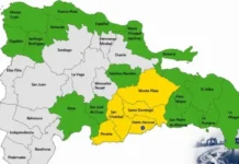 COE mantiene 21 provincias bajo alerta por lluvias; cinco están en amarilla