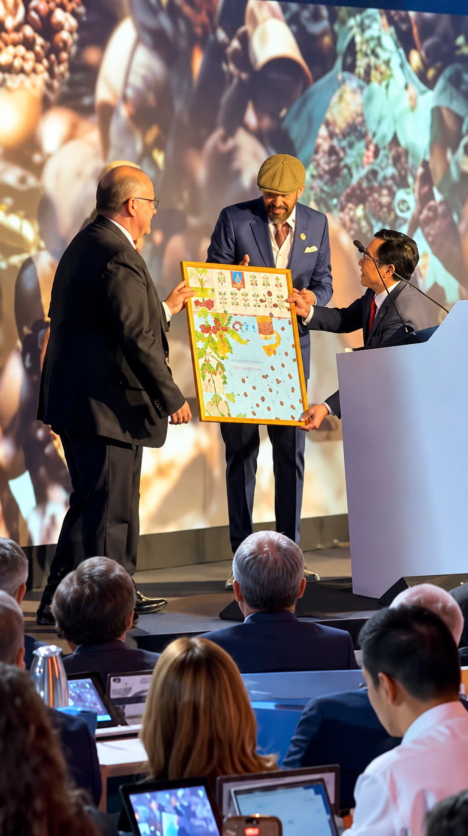 Juan Luis Guerra recibe reconocimiento de la FAO en Roma por “Ojalá que llueva café”