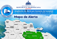 COE amplía alerta verde por vaguada ante posibles aguaceros y tormentas eléctricas