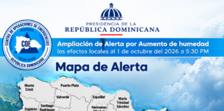 COE amplía alerta verde por vaguada ante posibles aguaceros y tormentas eléctricas