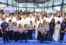Pedro Martínez inaugura complejo educativo y deportivo que beneficiará a 1,700 estudiantes en Manoguayabo